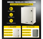 Caja Eléctrica Vevor De Fibra De Vidrio, 23.6 X 19.7 X 9.1,