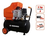 Compresor De Aire Daewoo 24 Litros 2 Hp 115 Psi 2850 RPM