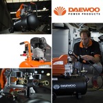 Compresor De Aire Daewoo 24 Litros 2 Hp 115 Psi 2850 RPM