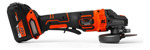 Amoladora Angular Brushless Hamilton Blt115 Color Naranja