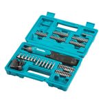 Kit de destornilladores Makita DF001DW, 3,6 V, iones de litio con 81 puntas