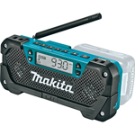 Radio para sitio de trabajo Makita RM02, 12 V máx., CXT®, iones de litio, inalámbrica