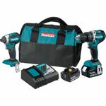 Kit combinado Makita XT269T LXT de 18 V, iones de litio, sin escobillas, 5 Ah