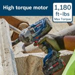 Llave de impacto BOSCH GDS18V-1180CB28 PROFACTOR™ 18V con 2 baterías