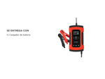 Cargador De Batería Gadnic Para Auto Moto 12V Corte Automático Mantenedor