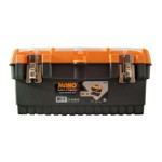 CAJA DE HERRAMIENTAS PLÁSTICA 2 CIERRES METÁLICOS 413X212X186MM MANO MT-16