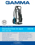 Bomba De Agua Sumergible, Para Aguas Claras Xks 550 Sw - 3201