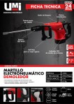 Rotomartillo Demoledor Profesional Umi 1200 W