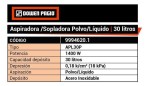 Aspiradora Polvo Liquido 30 L 1400 W Dowen Pagio 9994620.1