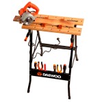 Banco De Trabajo Plegable 70kg Con Morza Daewoo Dw-wt01