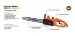 Electrosierra Motosierra Lusqtoff Esl200-8 2000w