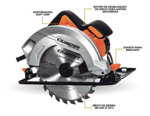 Sierra Circular Lüsqtoff Csl1500-8 185mm 1500w 220v 50hz