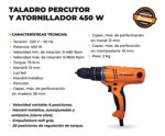 Taladro Lüsqtoff Tal450-9 13mm 450w 220v Percutor