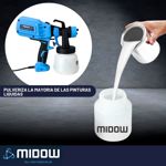 Equipo Maquina De Pintar Electrico Midow 500w 800ml 2.5mm