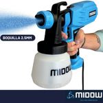 Equipo Maquina De Pintar Electrico Midow 500w 800ml 2.5mm