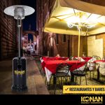 Calefactor Exterior a Gas Tipo Hongo 12 Kw / 10320 Kcal/h Konan