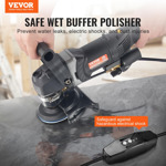 Pulidora Húmeda Vevor De 800w Con 6 Velocidades Y 7 Kits De