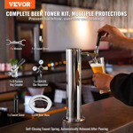 Kit Vevor De Torre Kegerator Para Dispensar Cerveza De Barri