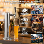 Kit Vevor De Torre Kegerator Para Dispensar Cerveza De Barri