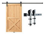 Kit De Herrajes Para Puerta Corrediza De Granero De 10 Pies