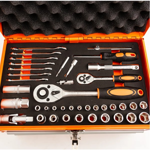 CAJA DE HERRAMIENTAS SALKOR - METÁLICA 87 PIEZAS- (601CHH8700)