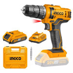 TALADRO ATORNILLADOR 10MM A BATERIA 20V INGCO CDLI20028-4