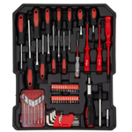 Valija Maletín Con Herramientas Aluminio 499 En 1 Rojo