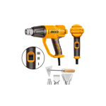 PISTOLA DE CALOR 2000W REGULABLE CON ACCES INGCO HG200078-4