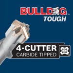 Bosch HC4C2068-3/8 in. x 22 in. x 24 in. Broca de martillo rotatorio SDS-Plus® Bulldog™ Tough