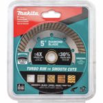 Diamond Blade Makita B-69711 Turbo de uso general de 5 pulgadas