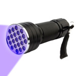 Linterna Luz Negra UV Gadnic L33FGT Detector de Luz Negra Ultravioleta 21 Led
