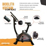 Bicicleta Fija Vertical Athletic 500BV Asiento Ajustable