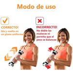 Mancuerna Pesa Vibradora 6 Minutos Biceps Triceps Hombro