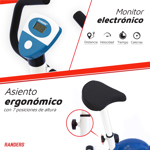 Bicicleta Fija Randers Arg - 101 Tradicional Color Azul y Negro