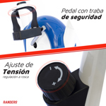 Bicicleta Fija Randers Arg - 101 Tradicional Color Azul y Negro