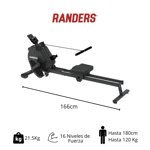 Simulador de Remo Magnético Randers ARG-903-X