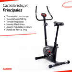 Bicicleta magnética vertical Randers ARG-160