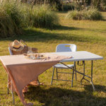 MESA PICNIC PLEGABLE 1.80 MTS BLANCA