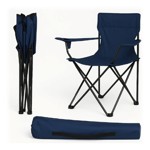 Silla Director de Camping – Azul Premium Reforzada