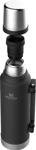 Termo Stanley Clásico 1.4 Lts C/ Tapón Cebador - Negro