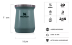 Mate Stanley 236ml Acero Inoxidable - Verde