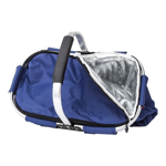 Canasta Lunchera Termica Plegable Picnic Azul