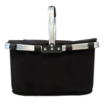 Canasta Lunchera Termica Plegable Picnic Negro