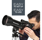 Telescopio Celestron 21035, 6,8 Cm De Diámetro De Apertura