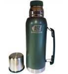 Termo 1 Litro Acero Inoxidable Lusqtoff Frio Y Calor Verde