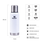 Stanley Termo Classic 1 L Polar Blanco ORIGINAL