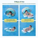 Flotador de natación para piscina para bebés BIFULLJOY Mambobaby no inflable con C