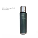Termo Hudson Acero 1 Litro De Acero Inoxidable VERDE