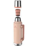 Termo Stanley Clásico 1.4Lts Asa Plegable - Rosa