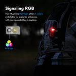 Linterna WUBEN G5 recargable EDC 400 lúmenes con luz RGB
